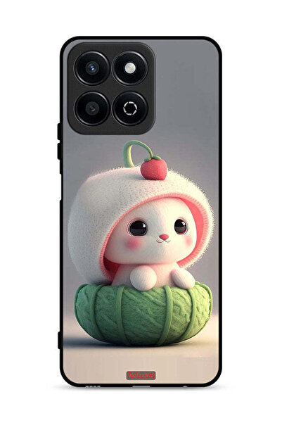 Tolwak غطاء حماية لهاتف Honor Play 60 Plus 5G بتصميم أرنب صغير لطيف