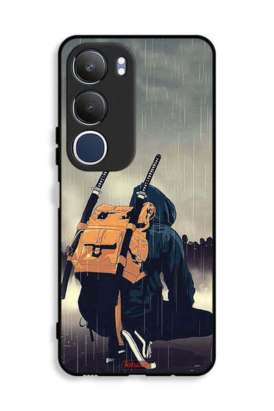 Tolwak غطاء حماية لهاتف Vivo Y19s 4G بتصميم سيف ساموراي رقمي