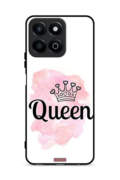 Tolwak غطاء حماية لهاتف Honor Play 60 Plus 5G بنقشة Queen Art
