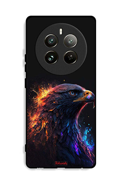 Tolwak غطاء حماية لهاتف Realme 12 Pro Plus 5G بنقشة النسر