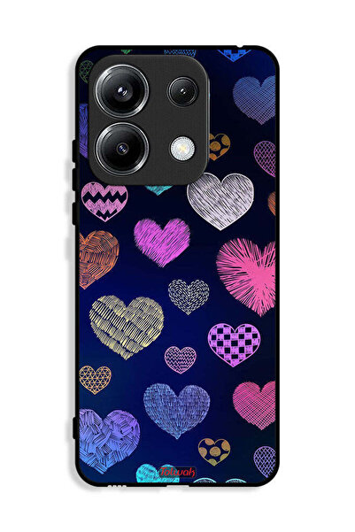 Tolwak غطاء حماية لهاتف شاومي بوكو M6 برو 4G بنقشة قلوب داجا