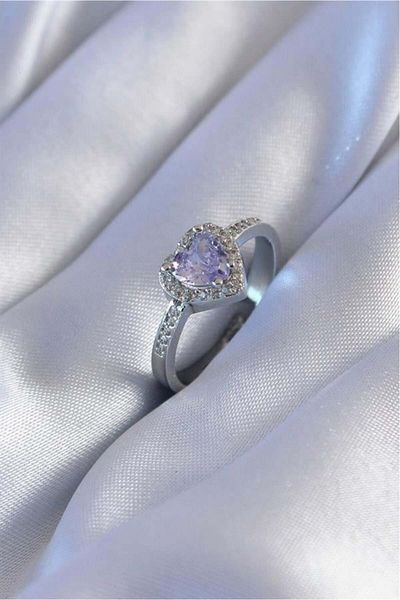 By Zeyna Aksesuar Women's Special Design Baguette Zircon Stone Adjustable Numberless Ring Zyna1