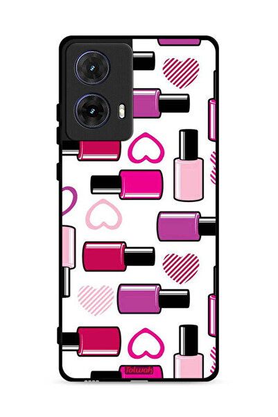 Tolwak غطاء حماية لهاتف موتورولا موتو جي 85 5 جي - أحمر شفاه محب