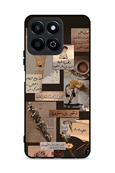 Tolwak غطاء حماية لهاتف Honor Play 60 Plus 5G بعبارات عربية قديمة