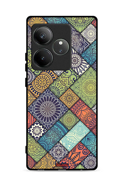 Tolwak غطاء حماية لهاتف Realme GT 6T 5G بنمط ماندالا