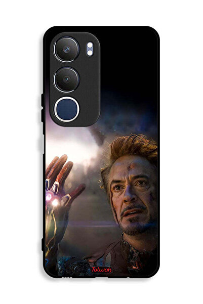 Tolwak غطاء حماية لهاتف Vivo Y19s 4G بتصميم "أنا الرجل الحديدي"