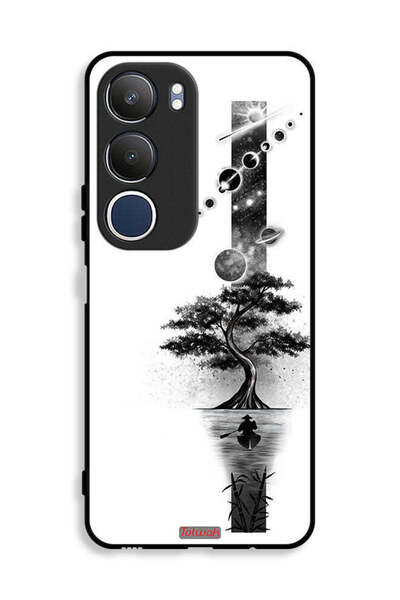 Tolwak Vivo Y19s 4G Protective Case Cover Earth Space Art