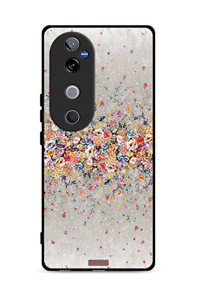 Tolwak Vivo V40 5G Protective Case Cover Small Flowers Abstract Art
