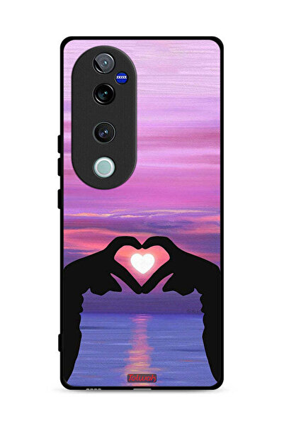 Tolwak Vivo V40 Pro 5G Protective Case Cover Heart Moon