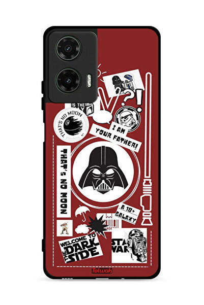 Tolwak غطاء حماية لهاتف موتورولا موتو جي 35 5G - ملصق "مرحبًا بكم في الجانب ا...