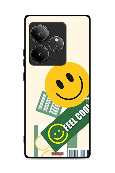 Tolwak غطاء حماية لهاتف Realme GT Neo6 SE 5G بملصق Feel Cool