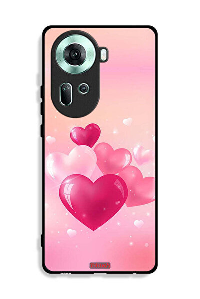Tolwak غطاء حماية لهاتف Oppo Reno11 5G برسومات قلوب جميلة