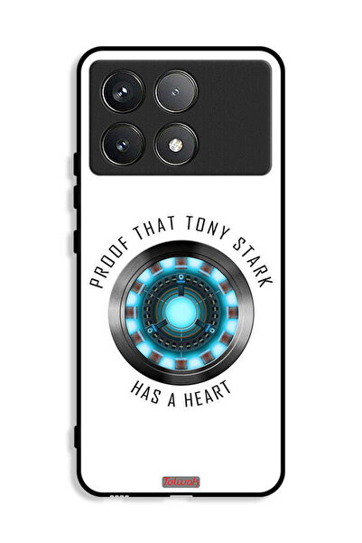 Tolwak غطاء حماية لهاتف Xiaomi Poco X6 Pro 5G دليل على أن توني ستارك لديه قلب