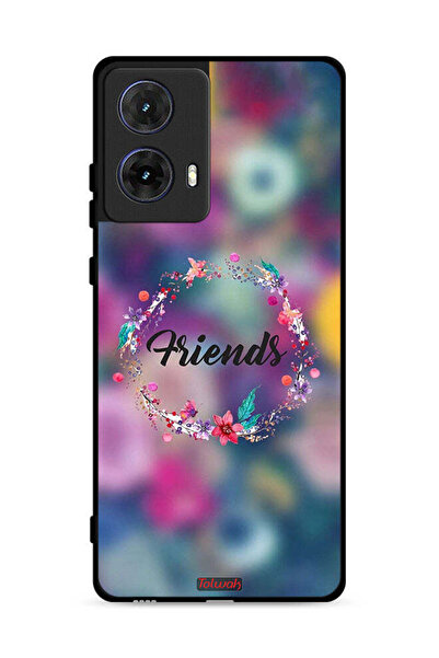 Tolwak غطاء حماية موتورولا موتو جي 85 5G برسومات خاتم أصدقاء الزهور