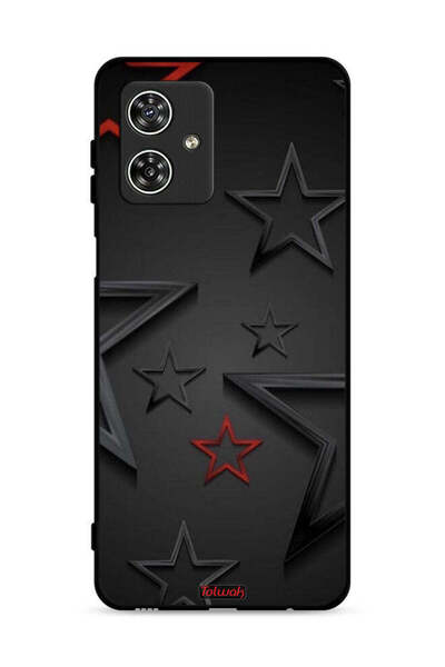 Tolwak غطاء حماية لهاتف موتورولا موتو جي 54 5G بنقشة نجوم