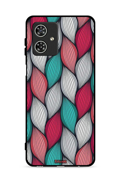 Tolwak غطاء حماية لهاتف موتورولا موتو جي 54 5G بنقشة ريشة