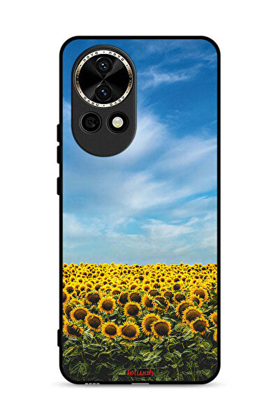 Tolwak غطاء حماية لهاتف هواوي نوفا 13 5G، عباد الشمس تحت السماء