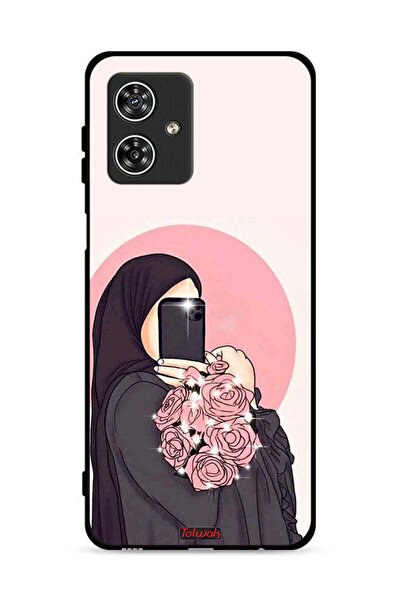 Tolwak غطاء حماية لهاتف موتورولا موتو جي 54 5G، فن التقاط صور سيلفي مع حمل ال...