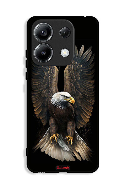 Tolwak غطاء حماية لهاتف شاومي بوكو M6 برو 4G بأجنحة نسر منتشرة