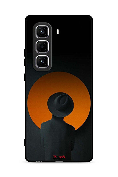 Tolwak غطاء حماية لهاتف Infinix Hot 50 Pro Plus 4G برسومات فتى القبعة