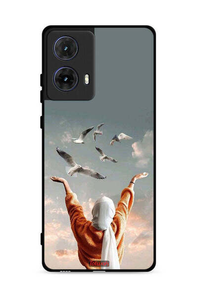 Tolwak غطاء حماية لهاتف موتورولا موتو جي 85 5G - طيور تحلق