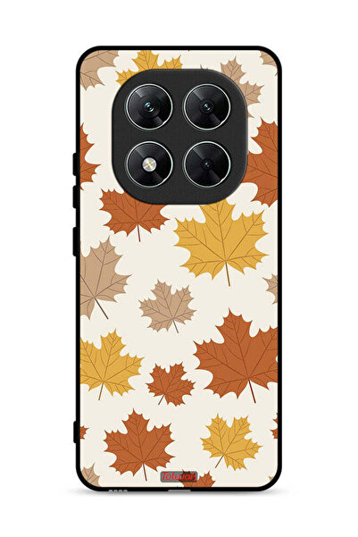 Tolwak غطاء حماية لهاتف Xiaomi Poco X7 5G بنقشة أوراق الخريف