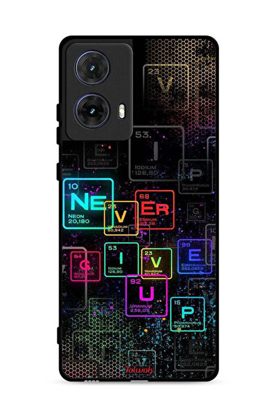 Tolwak غطاء حماية لهاتف موتورولا موتو جي 85 5 جي - فن الاستسلام أبدًا