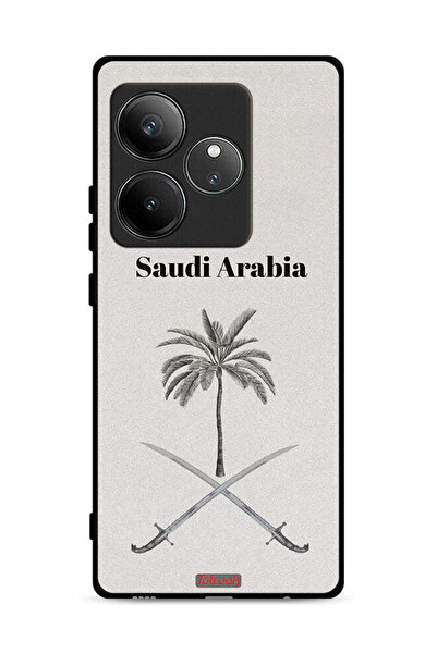 Tolwak غطاء حماية لهاتف Realme GT Neo6 5G - لوحة فنية لعلامة المملكة العربية ...