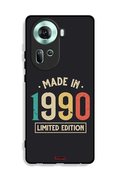Tolwak غطاء حماية لهاتف Oppo Reno11 5G، إصدار محدود، صنع عام 1990