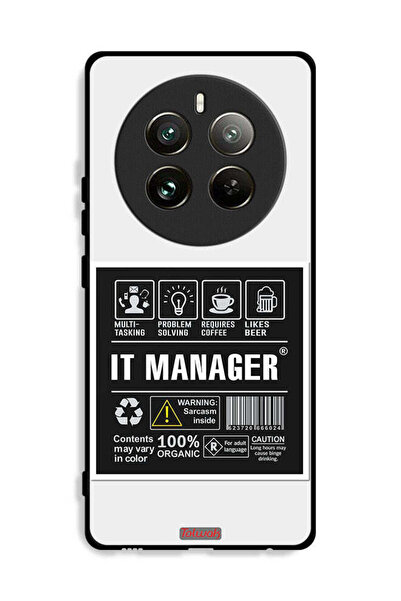 Tolwak غطاء حماية لجهاز Realme 12 Pro Plus 5G مع ملصق مدير تكنولوجيا المعلومات