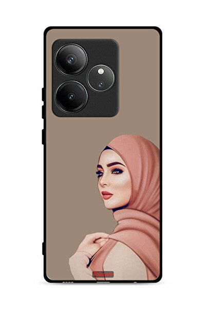Tolwak غطاء حماية لهاتف Realme GT 6 5G بطبعة فتاة محجبة جميلة