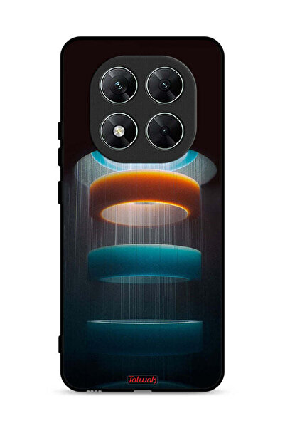 Tolwak غطاء حماية لهاتف Xiaomi Poco X7 5G بنمط حلقات فنية