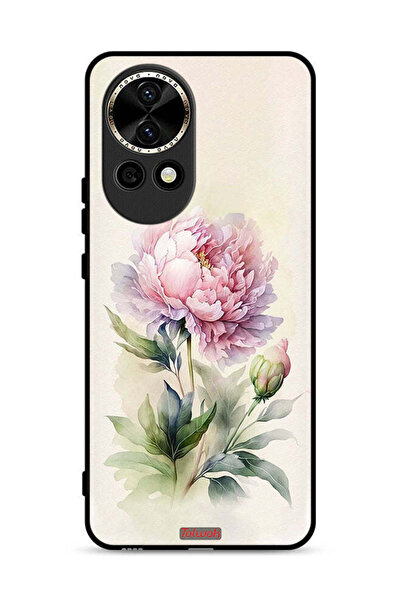 Tolwak Huawei nova 13 5G Protective Case Cover Watercolor Rose Paint Art