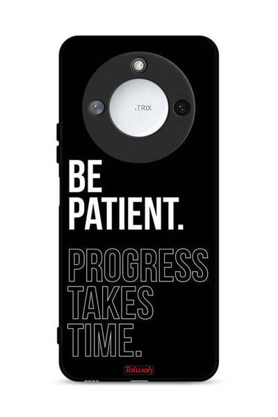 Tolwak غطاء حماية لهاتف Honor X60 5G - كن صبورًا، فالتقدم يستغرق وقتًا