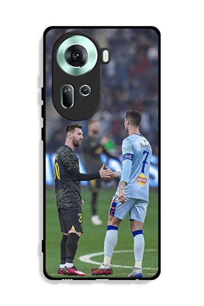 Tolwak غطاء حماية لهاتف Oppo Reno11 5G ميسي ورونالدو