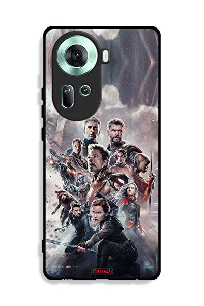 Tolwak غطاء حماية لهاتف Oppo Reno11 5G بتصميم Avengers