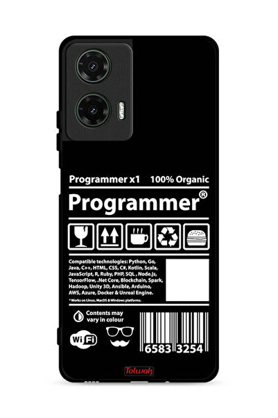 Tolwak غطاء حماية وملصق مبرمج لهاتف موتورولا موتو جي 35 5 جي