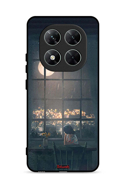 Tolwak غطاء حماية Xiaomi Poco X7 5G مع رسمة القمر