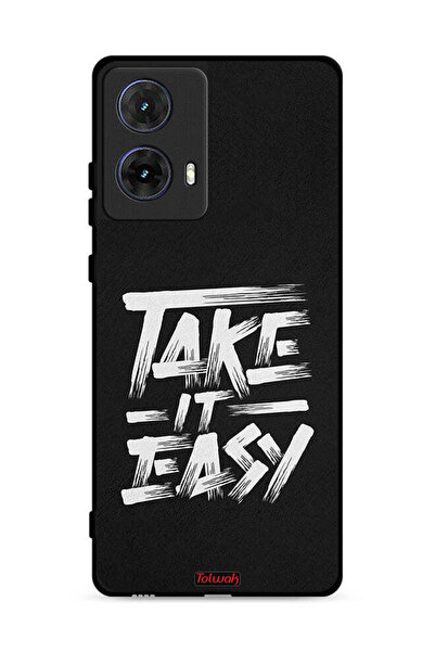 Tolwak غطاء حماية لهاتف موتورولا موتو جي 85 5 جي - Take It Easy