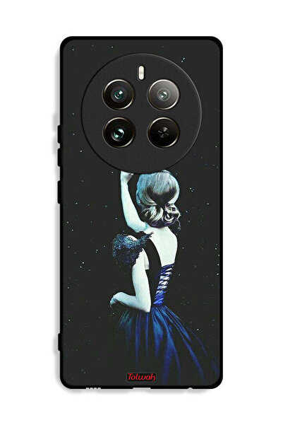 Tolwak غطاء حماية لهاتف Realme 12 Pro Plus 5G بنقشة نجمة مؤثرة