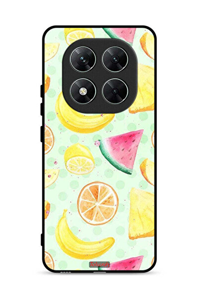 Tolwak غطاء حماية لهاتف شاومي ريدمي نوت 14 برو 5G برسومات فواكه وألوان مائية