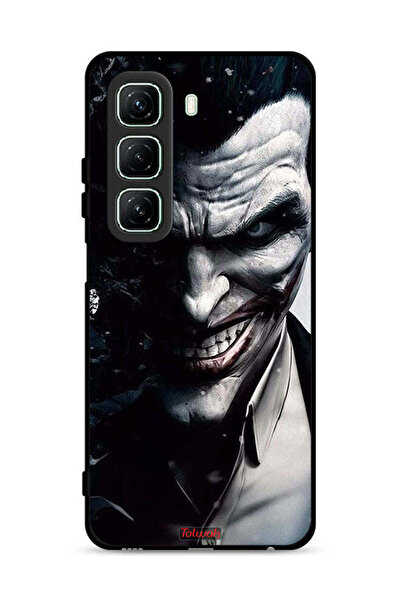 Tolwak غطاء حماية لهاتف Infinix Hot 50 5G بتصميم نصف وجه الجوكر