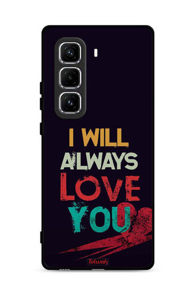 Tolwak غطاء حماية لهاتف Infinix Hot 50 Pro Plus 4G، سأحبك دائمًا