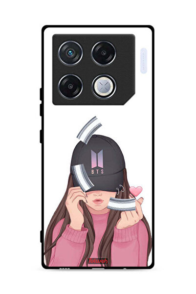 Tolwak غطاء حماية لهاتف Infinix GT 20 Pro 5G، فتاة تلتقط صورة