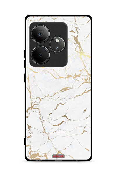 Tolwak غطاء حماية لهاتف Realme GT 6T 5G بنمط رخامي