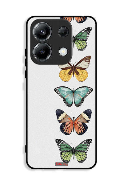 Tolwak غطاء حماية لهاتف Xiaomi Poco M6 Pro 4G بطبعة أربع فراشات