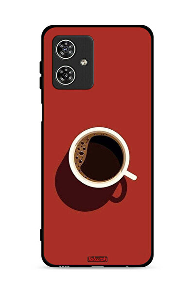 Tolwak غطاء حماية لهاتف موتورولا موتو جي 54 5G بفنجان قهوة