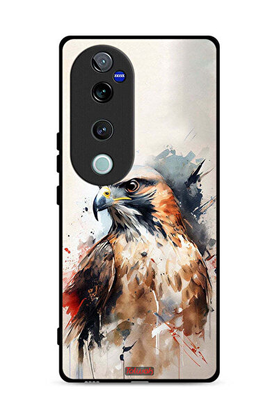 Tolwak غطاء حماية Vivo S19 Pro 5G بتصميم نسر تجريدي