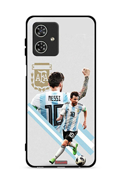 Tolwak غطاء حماية لهاتف موتورولا موتو جي 54 5G برسومات ليو ميسي