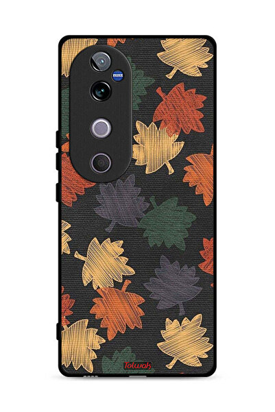 Tolwak Vivo V40 5G Protective Case Cover Autumn Leaves Art